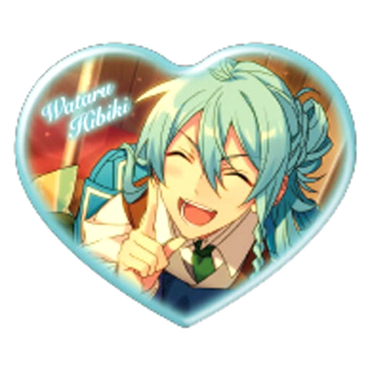 Ensemble Stars! Wataru Hibiki Heart Can Badge Beta Vol.2 Buttons [USED]