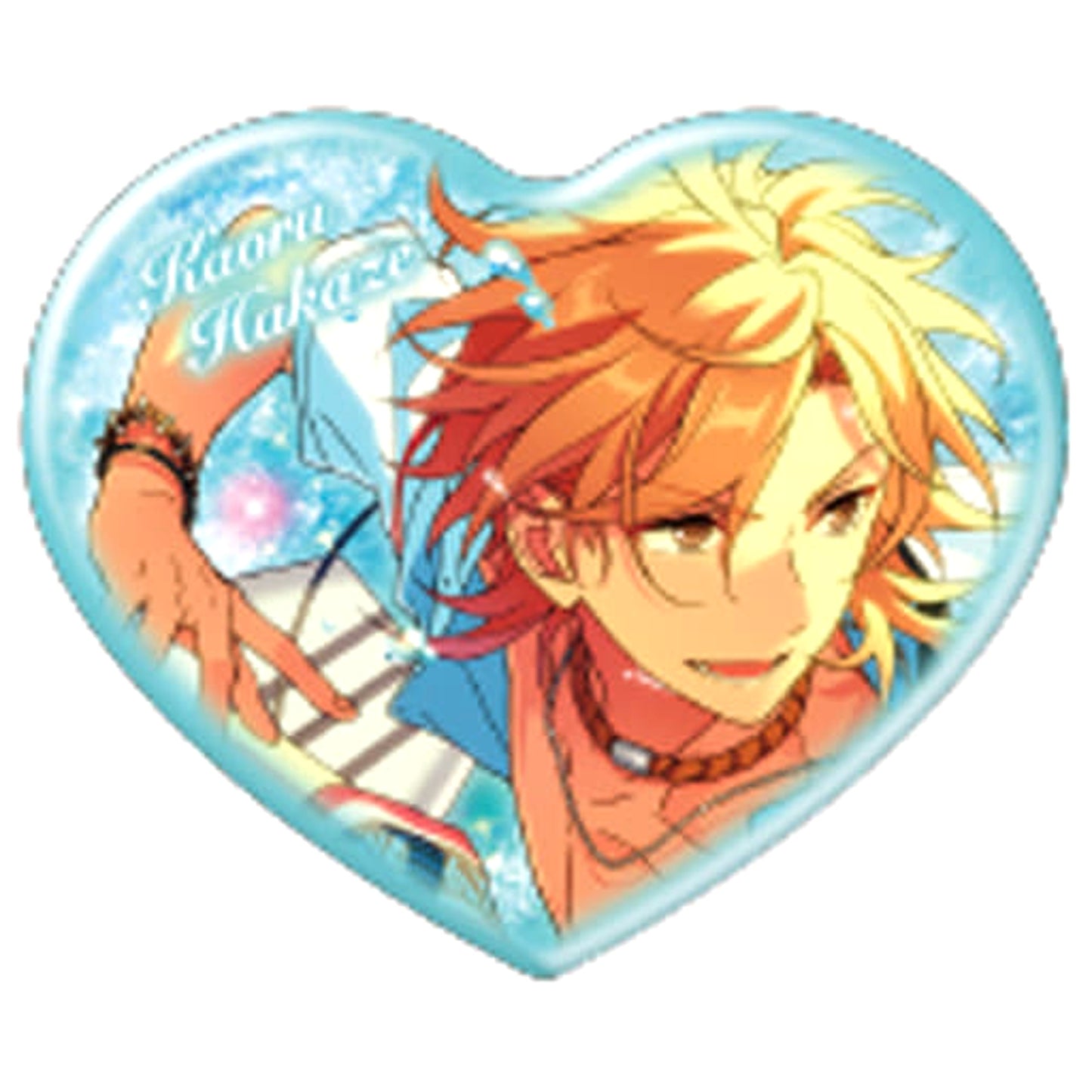 Ensemble Stars! Kaoru Hakaze Heart Can Badge Beta Vol.2 Buttons [USED]
