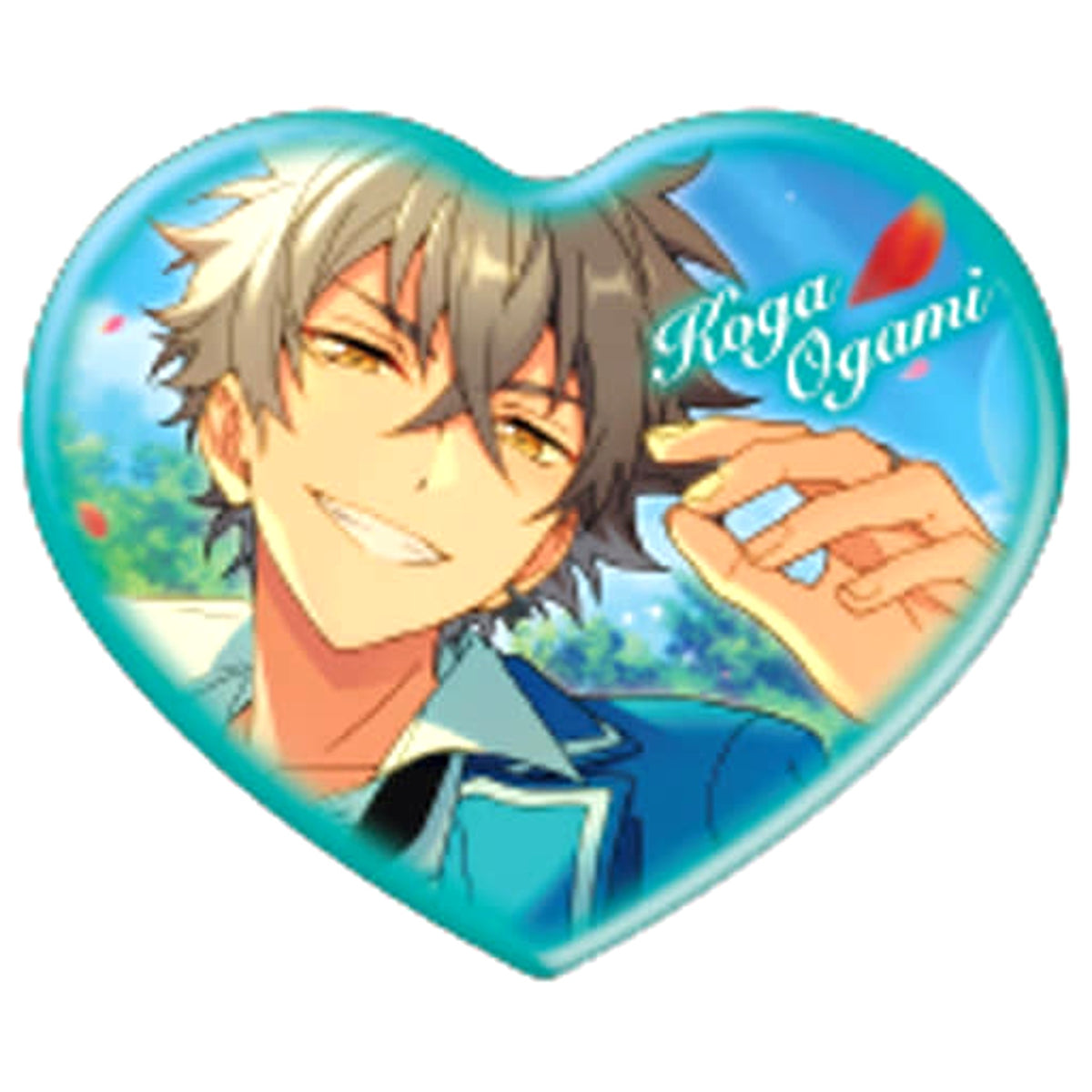Ensemble Stars! Koga Ogami Heart Can Badge Beta Vol.2 Buttons [USED]