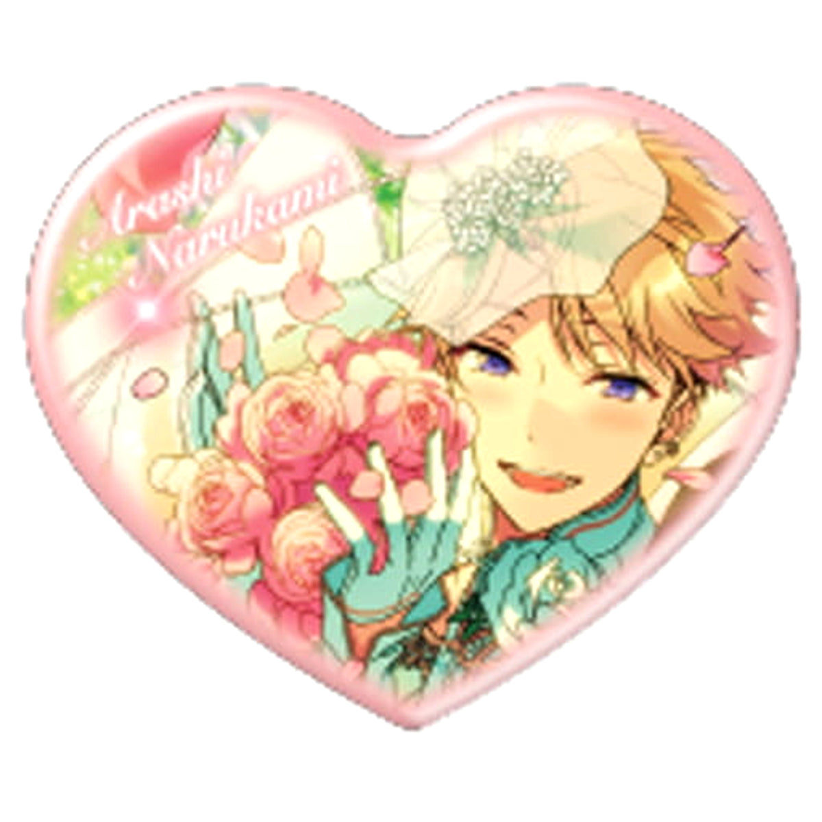 Ensemble Stars! Arashi Narukami Heart Can Badge Beta Vol.3 Buttons [USED]