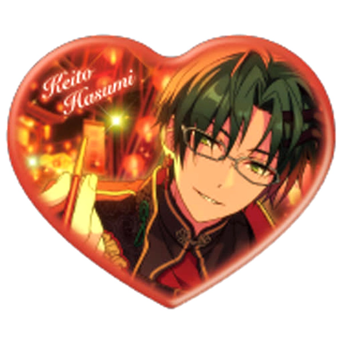 Ensemble Stars! Keito Hasumi Heart Can Badge Beta Vol.4 Buttons [USED]
