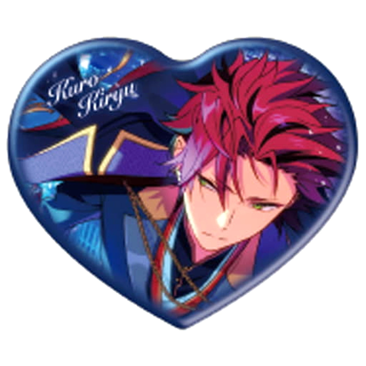 Ensemble Stars! Kuro Kiryu Heart Can Badge Beta Vol.4 Buttons [USED]
