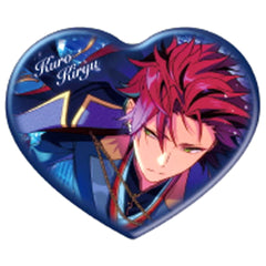 Ensemble Stars! Kuro Kiryu Heart Can Badge Beta Vol.4 Buttons [USED]