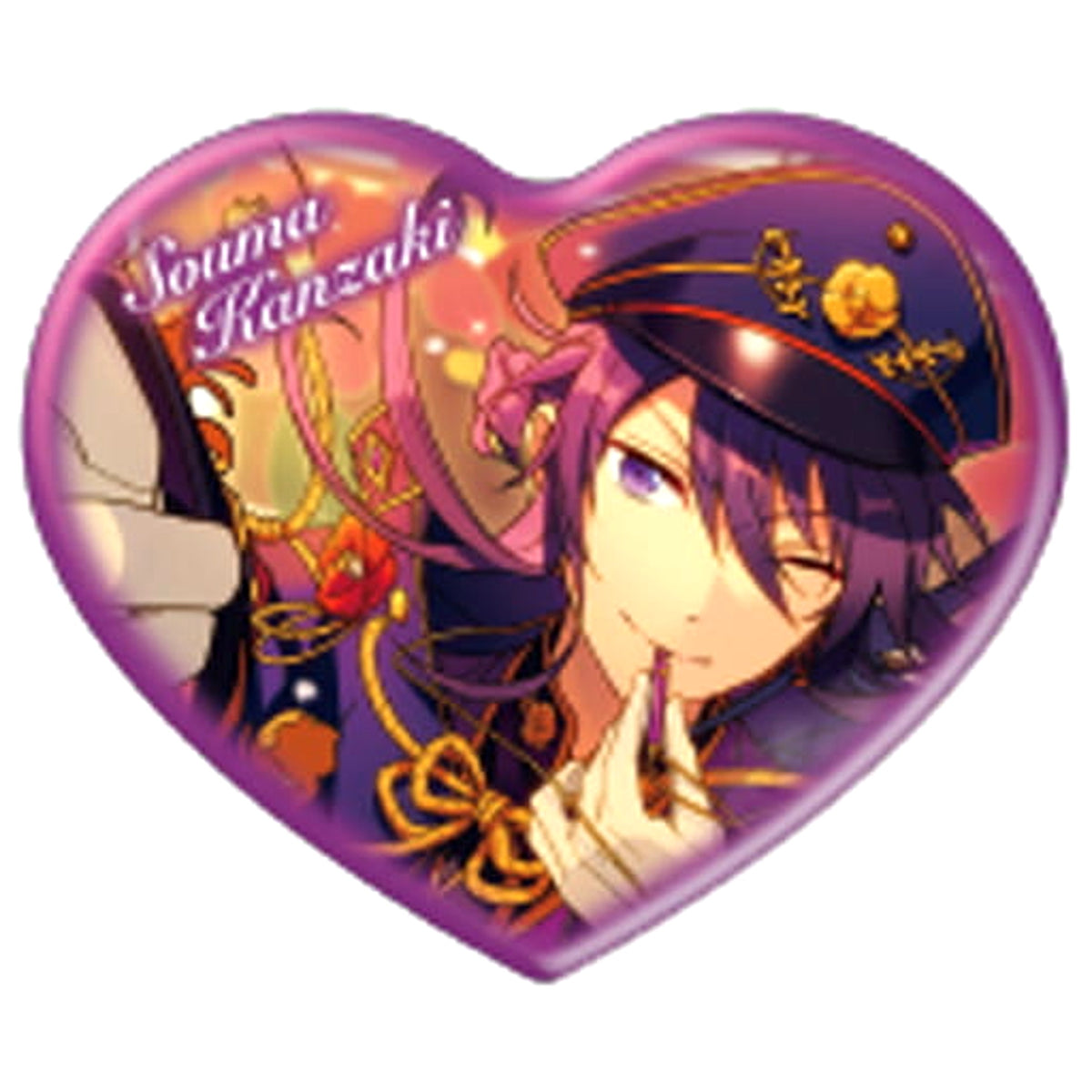 Ensemble Stars! Souma Kanzaki Heart Can Badge Beta Vol.4 Buttons [USED]