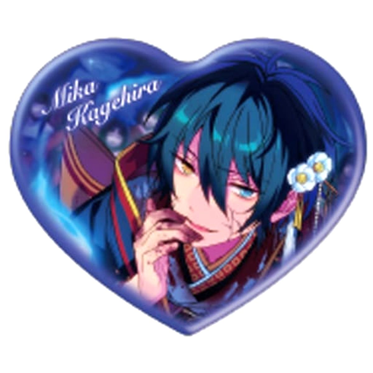 Ensemble Stars! Mika Kagehira Heart Can Badge Beta Vol.4 Buttons [USED]