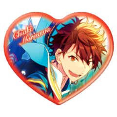 Ensemble Stars! Chiaki Morisawa Heart Can Badge Beta Vol.5 Buttons [USED]