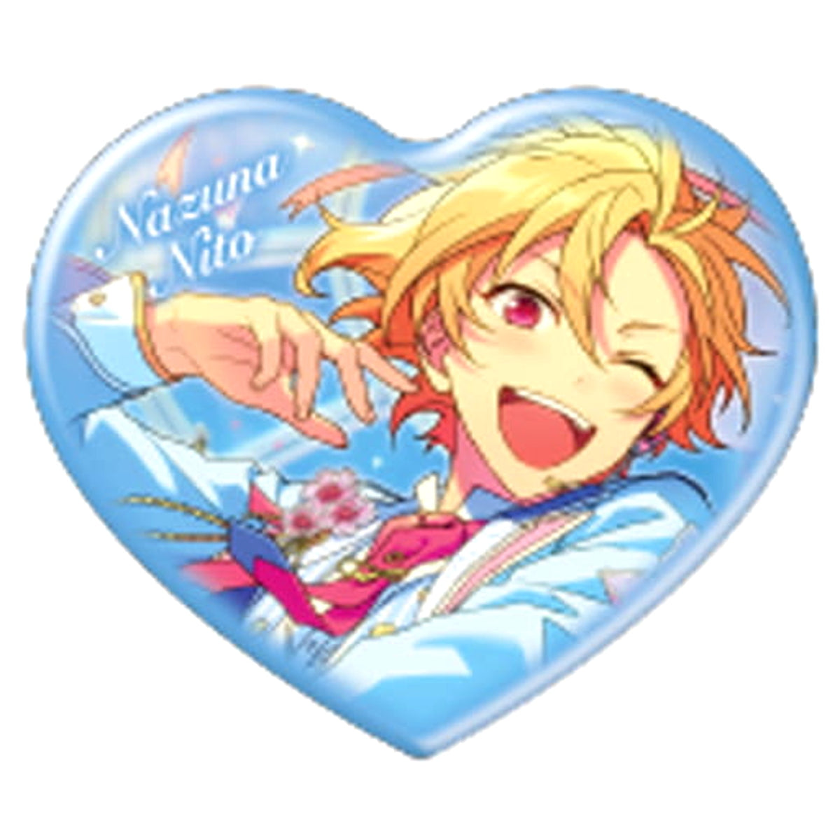 Ensemble Stars! Nazuna Nito Heart Can Badge Beta Vol.5 Buttons [USED]