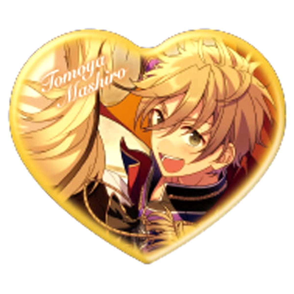 Ensemble Stars! Tomoya Mashiro Heart Can Badge Beta Vol.5 Buttons [USED]