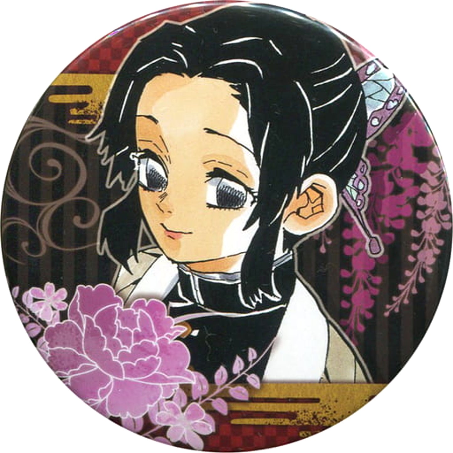 Shinobu Kocho Demon Slayer: Kimetsu no Yaiba Collection Button Part 2 Jump Shop Limited [USED]