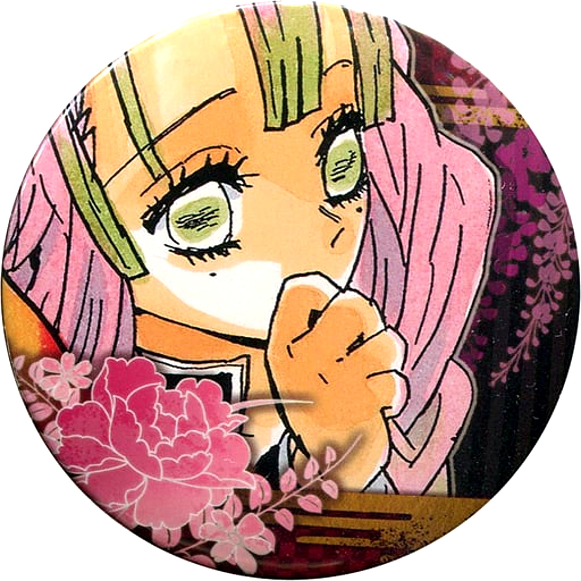 Mitsuri Kanroji Demon Slayer Kimetsu no Yaiba Collection Button Vol.2 Jump Shop Goods [USED]