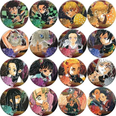Demon Slayer: Kimetsu no Yaiba Nezuko Kamado & Others Collection Can Badge Part 2 Jump Shop Limited All 16 Types Set Buttons [USED]