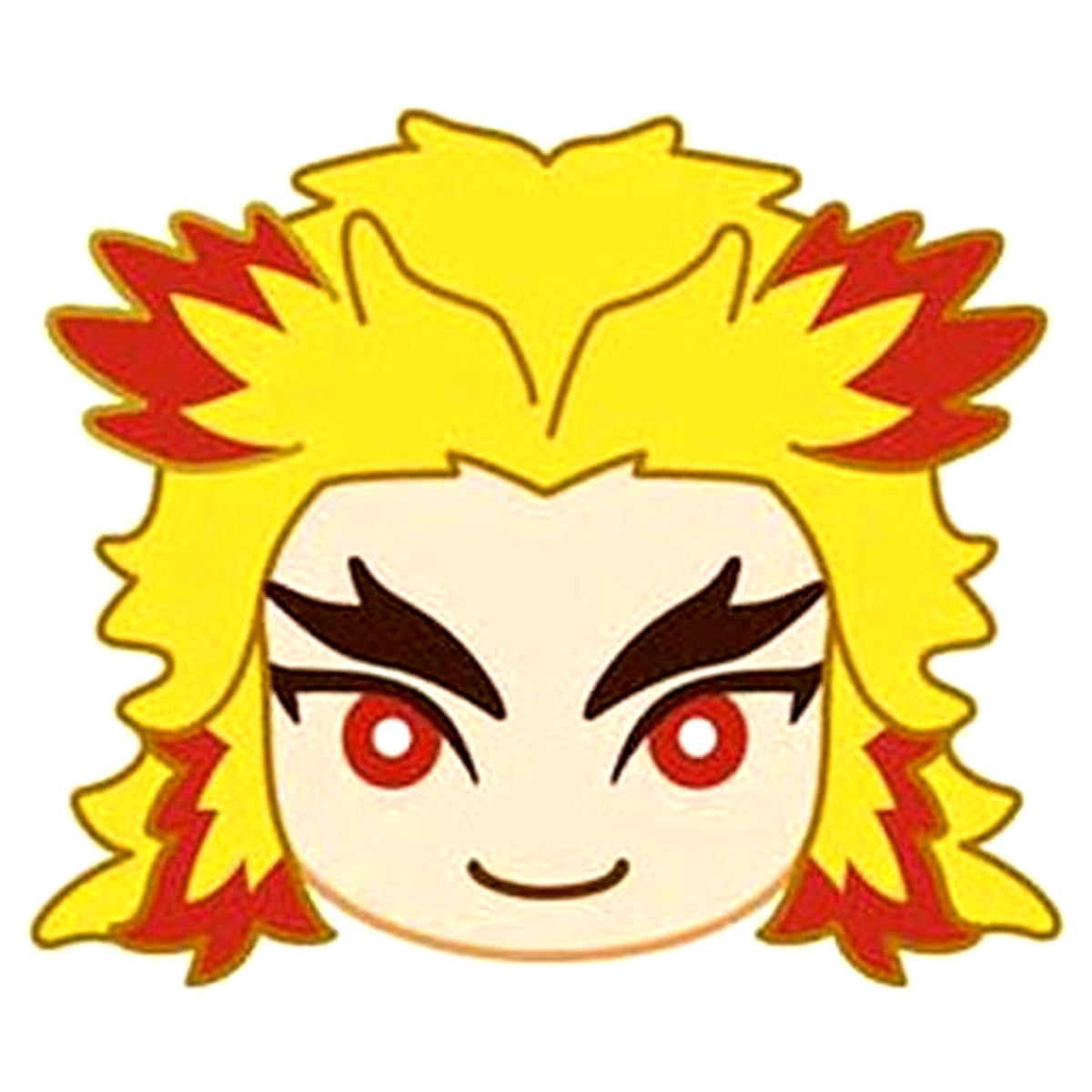 06. Kyojuro Rengoku Demon Slayer: Kimetsu no Yaiba Puchitto Badge Vol.2 [USED]