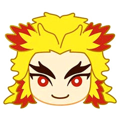 06. Kyojuro Rengoku Demon Slayer: Kimetsu no Yaiba Puchitto Badge Vol.2 [USED]