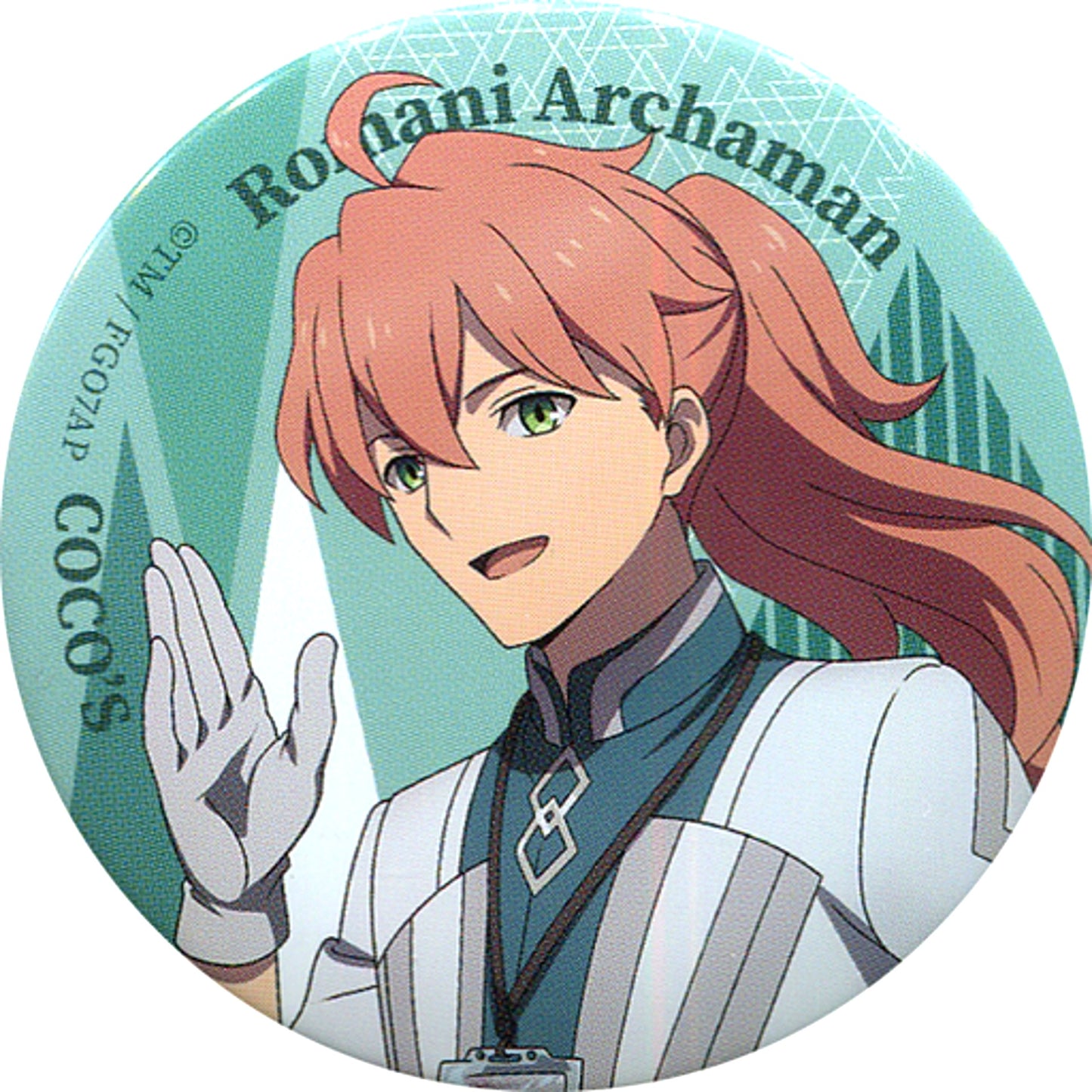 Romani Archaman Fate/Grand Order Drawn Button Normal Proportion Character Ver. Cocos x Fate/Grand Order Absolute Demonic Front Babylonia x Uruk Banquet Campaign [USED]