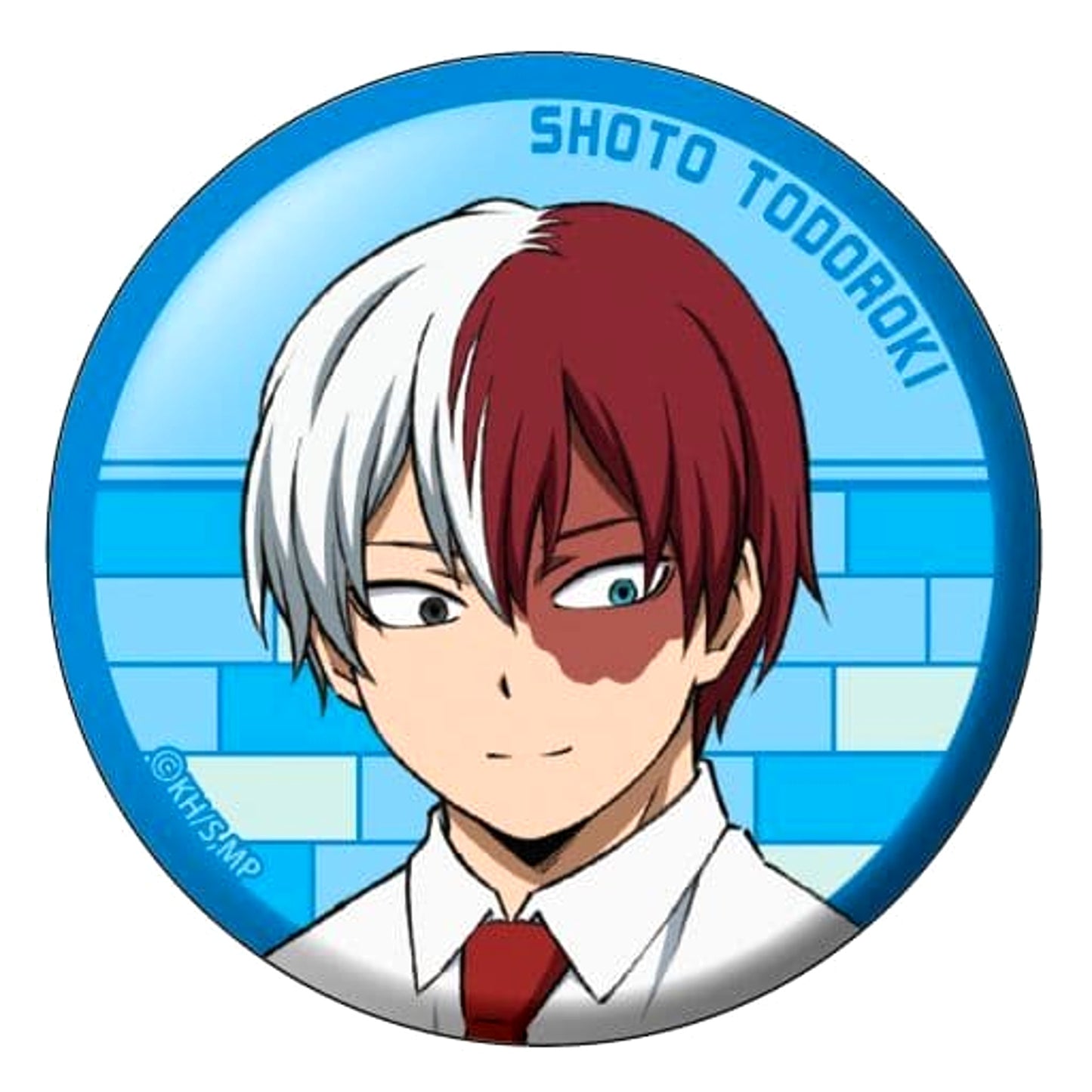 My Hero Academia Shoto Todoroki Full Color Can Badge Collection Buttons [USED]