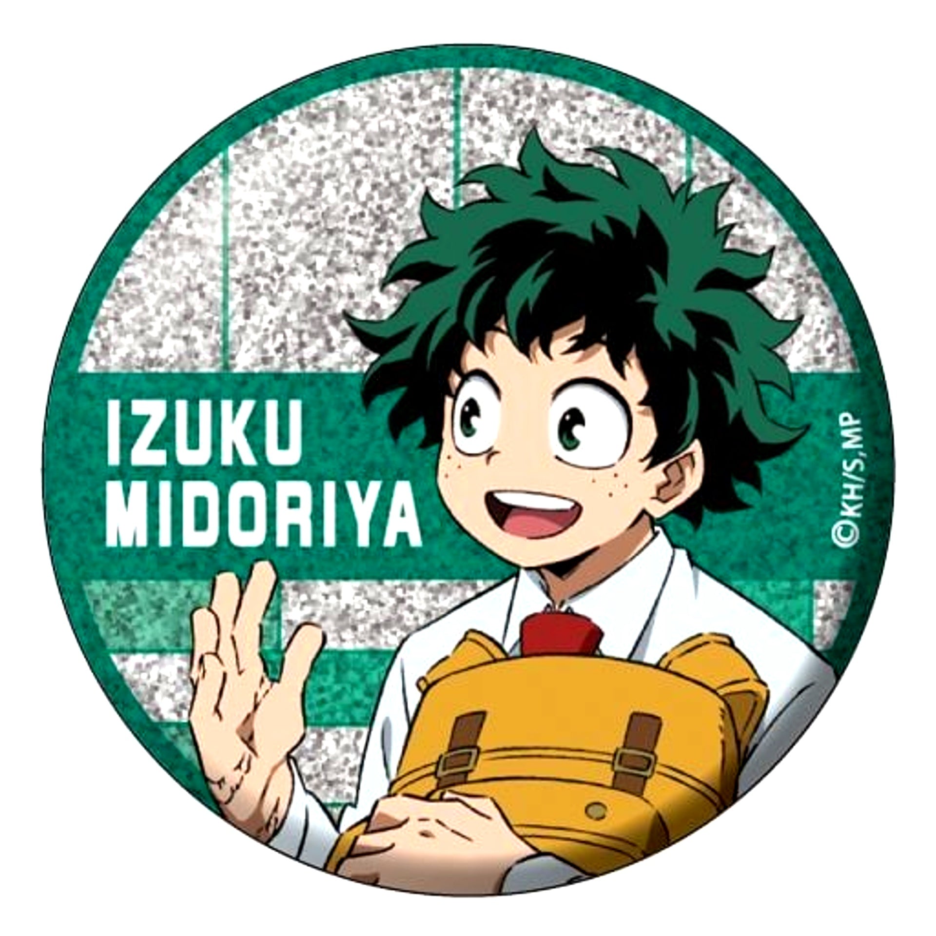 Izuku Midoriya Glitter My Hero Academia Button Collection [USED]