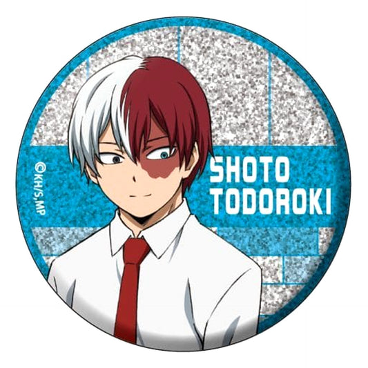 Shoto Todoroki Glitter My Hero Academia Button Collection Pommop 2020 [USED]