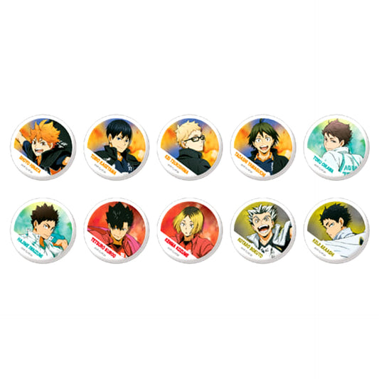 Shoyo Hinata & Others Haikyu!! To The Top All 10 Types Set Full Color Button Collection [USED]