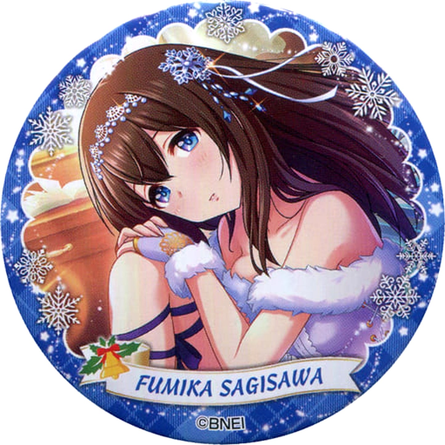 Fumika Sagisawa Normal THE IDOLM@STER Cinderella Girls Random Button Part 1 A The IDOLM@STER Tokyu Hands Limited [USED]