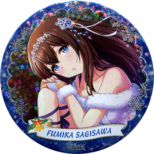 Fumika Sagisawa Hologram THE IDOLM@STER Cinderella Girls Random Button Part 1 A Tokyu Hands Limited [USED]