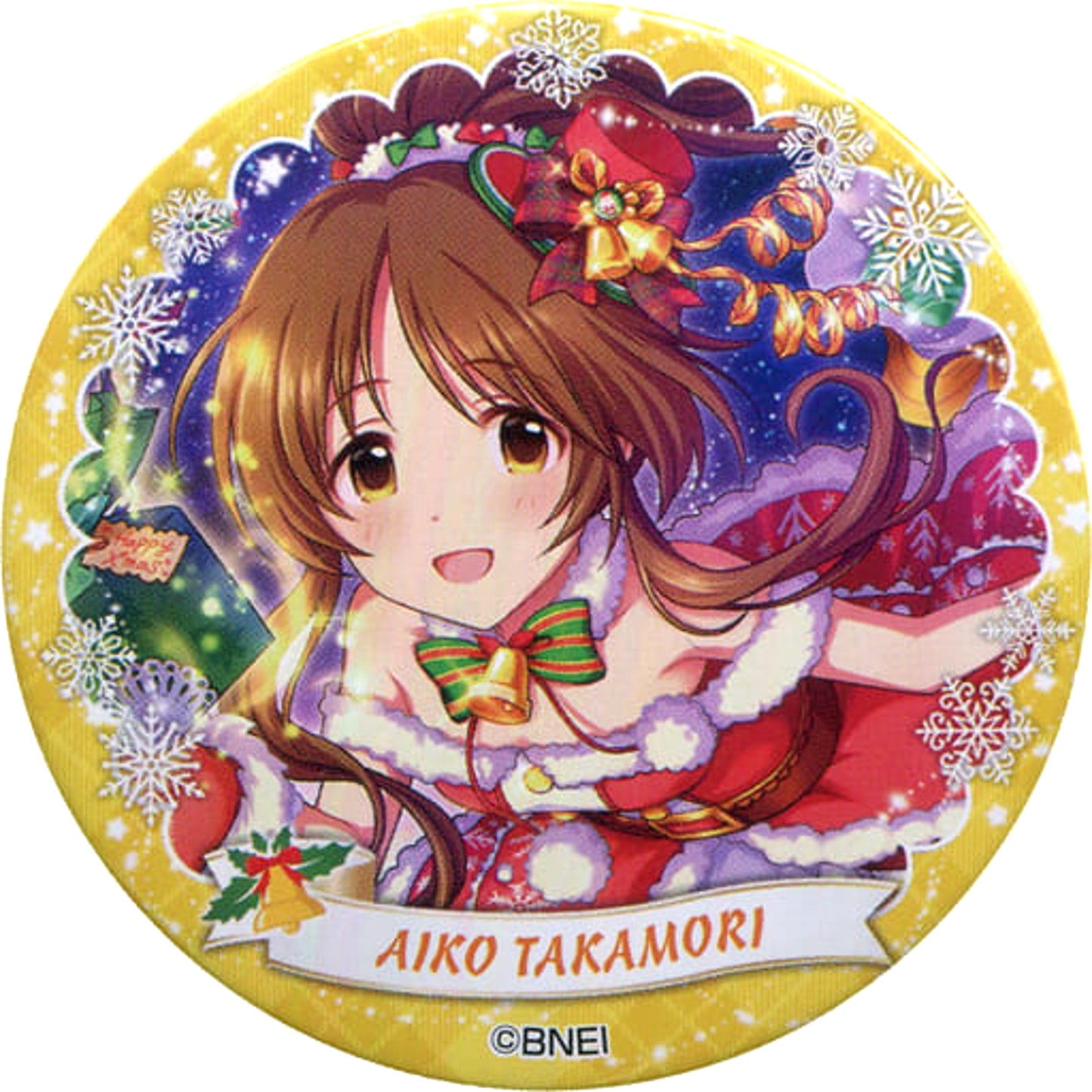 THE IDOLM@STER Cinderella Girls Aiko Takamori Normal Trading Can Badge Part 1 B Tokyu Hands Limited Buttons [USED]