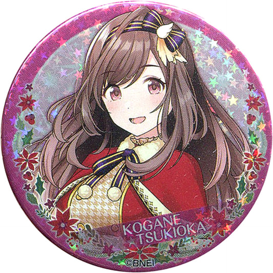 THE IDOLM@STER Shiny Colors Kogane Tsukioka Hologram Trading Can Badge Part 1 Tokyu Hands Limited Buttons [USED]