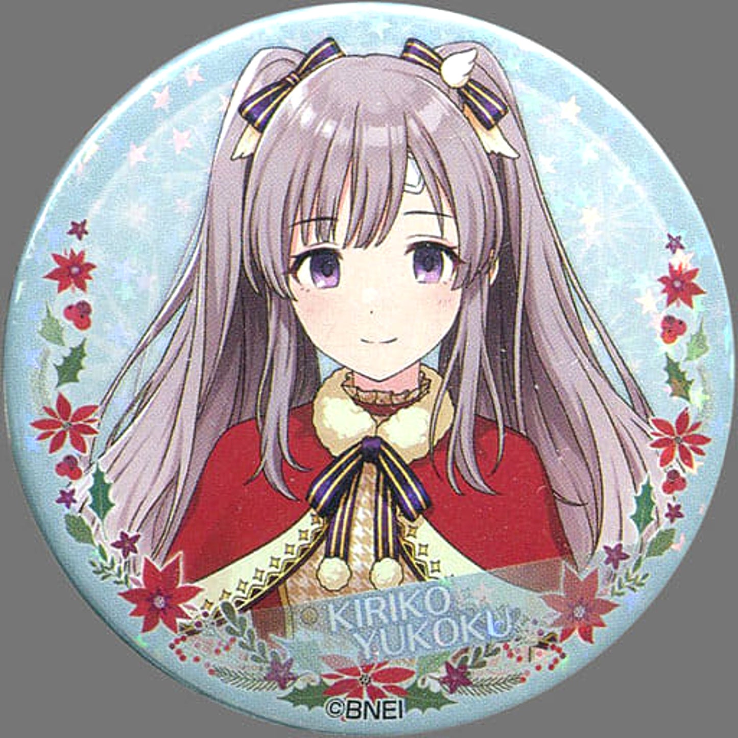 Yuukoku Kiriko Hologram THE IDOLM@STER Shiny Colors Random Button Part 1 The IDOLM@STER Tokyu Hands Limited [USED]
