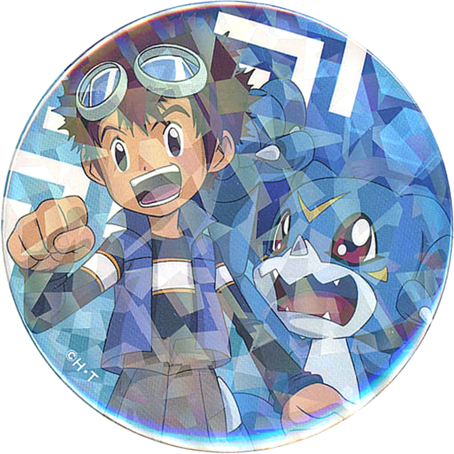 Daisuke Motomiya Buimon Digimon Adventure 02 Digimon Adventure Series Hologram Button Digimon Shop in Shibuya Parco Limited [USED]