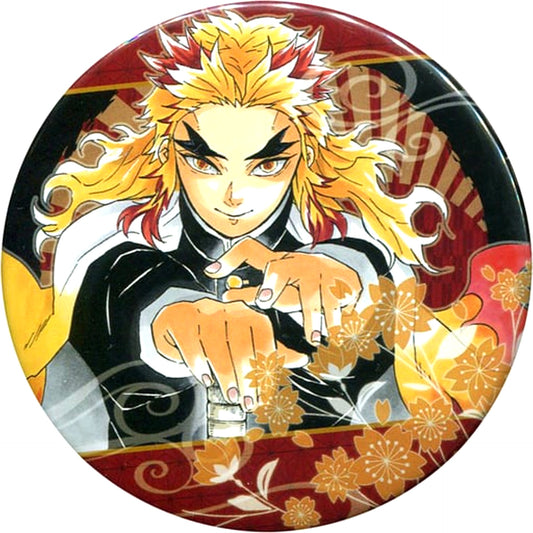 Kyojuro Rengoku Front Demon Slayer Kimetsu no Yaiba Collection Button Vol.1 Jump Shop Goods [USED]