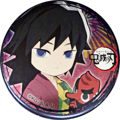 Demon Slayer: Kimetsu no Yaiba Giyu Tomiokau Metallic Ver. 57mm Random Can Badge ufotable cafe Summer Festival Event Limited Buttons [USED]