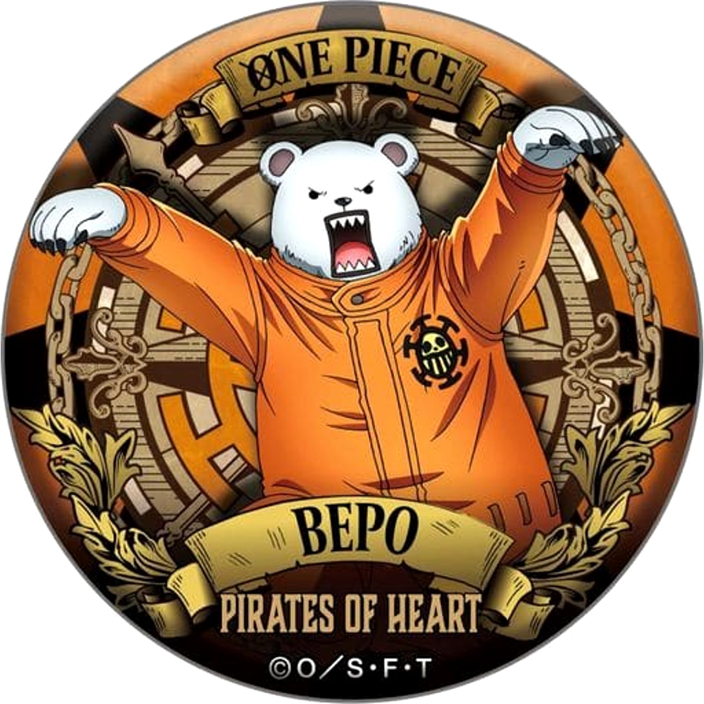 Bepo One Piece Ultimate Crew Dodeka Button [USED]