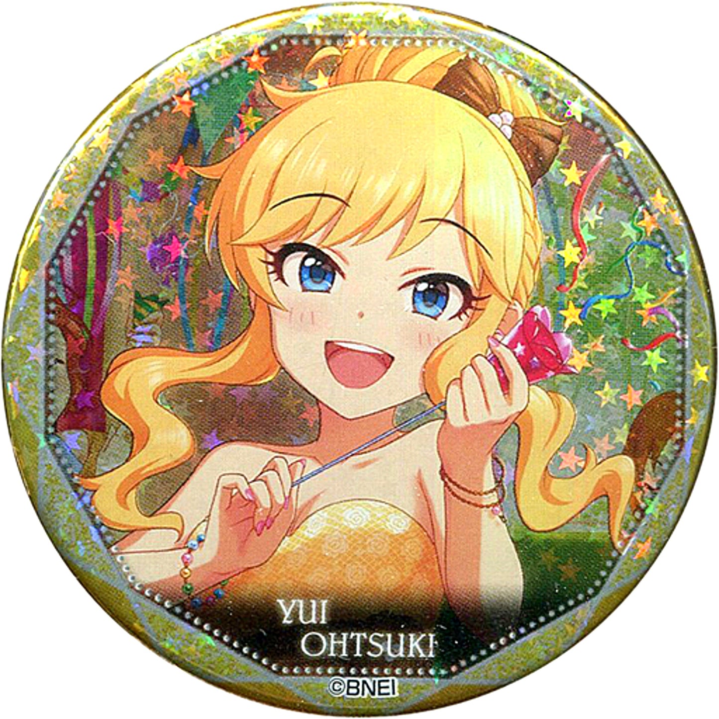Yui Ohtsuki Hologram The Idolmaster Cinderella Girls Trading Badge Vol. 2 B The Idolmaster x Tokyu Hands Limited [USED]