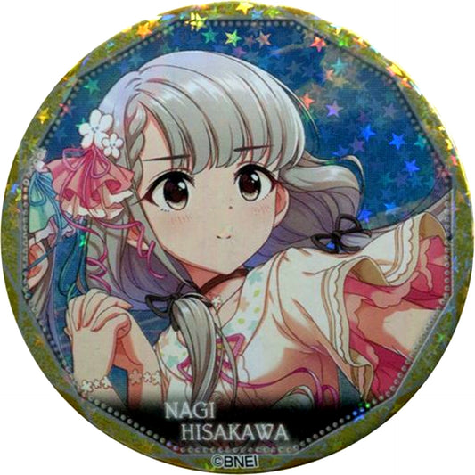 Nagi Hisakawa Hologram Idolmaster Cinderella Girls x Tokyu Hands Limited Trading Button Vol.2 B [USED]
