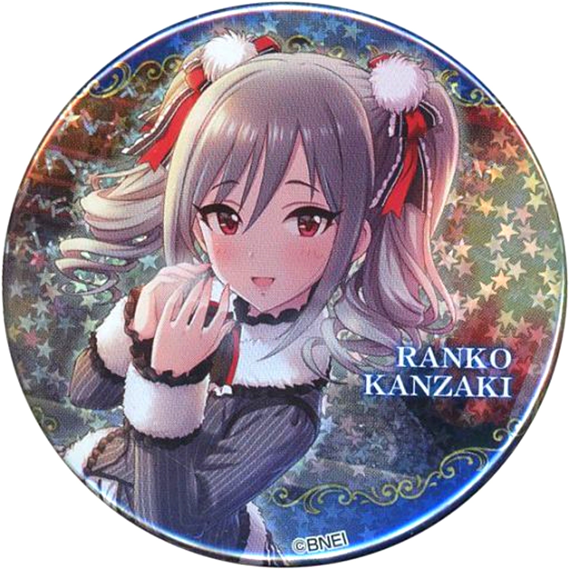 Ranko Kanzaki Hologram The Idolmaster Cinderella Girls Trading Badge Vol. 3 A The Idolmaster x Tokyu Hands Limited [USED]