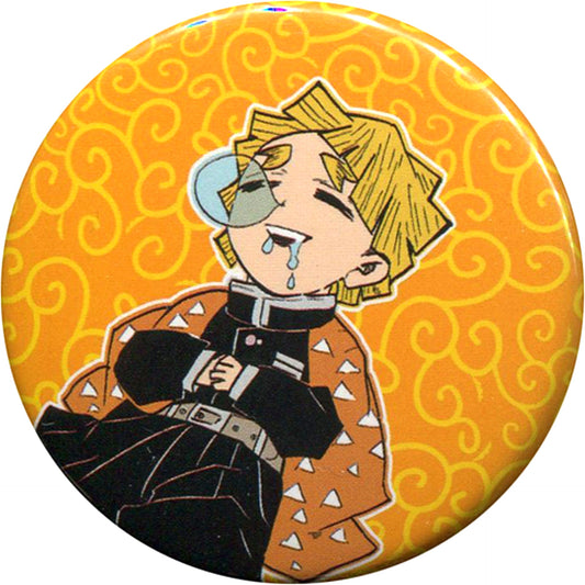 Zenitsu Agatsuma Background Arabesque Demon Slayer Kimetsu no Yaiba Collection Button Petit Chara Ver. Jump Festa 2020 [USED]