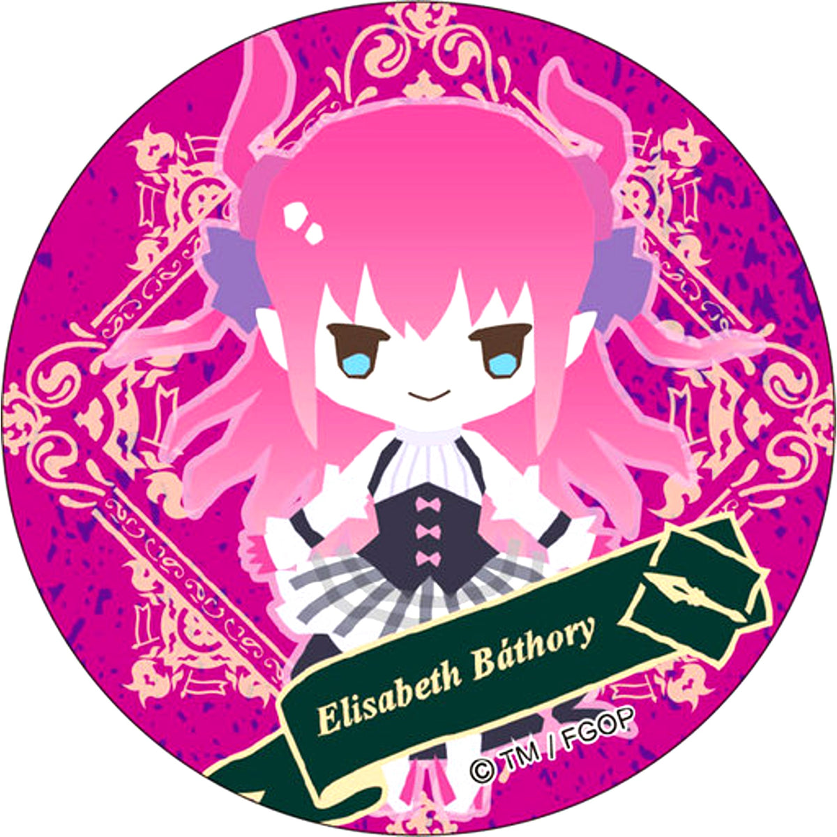 Lancer Elisabeth Bathory Fate/Grand Order Design produced by Sanrio Trading Button [USED]