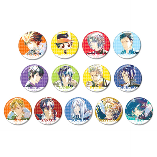 Tsunayoshi Sawada & Others Reborn! All 13 Types Set Ani-Art Trading Button Vol.2 [USED]