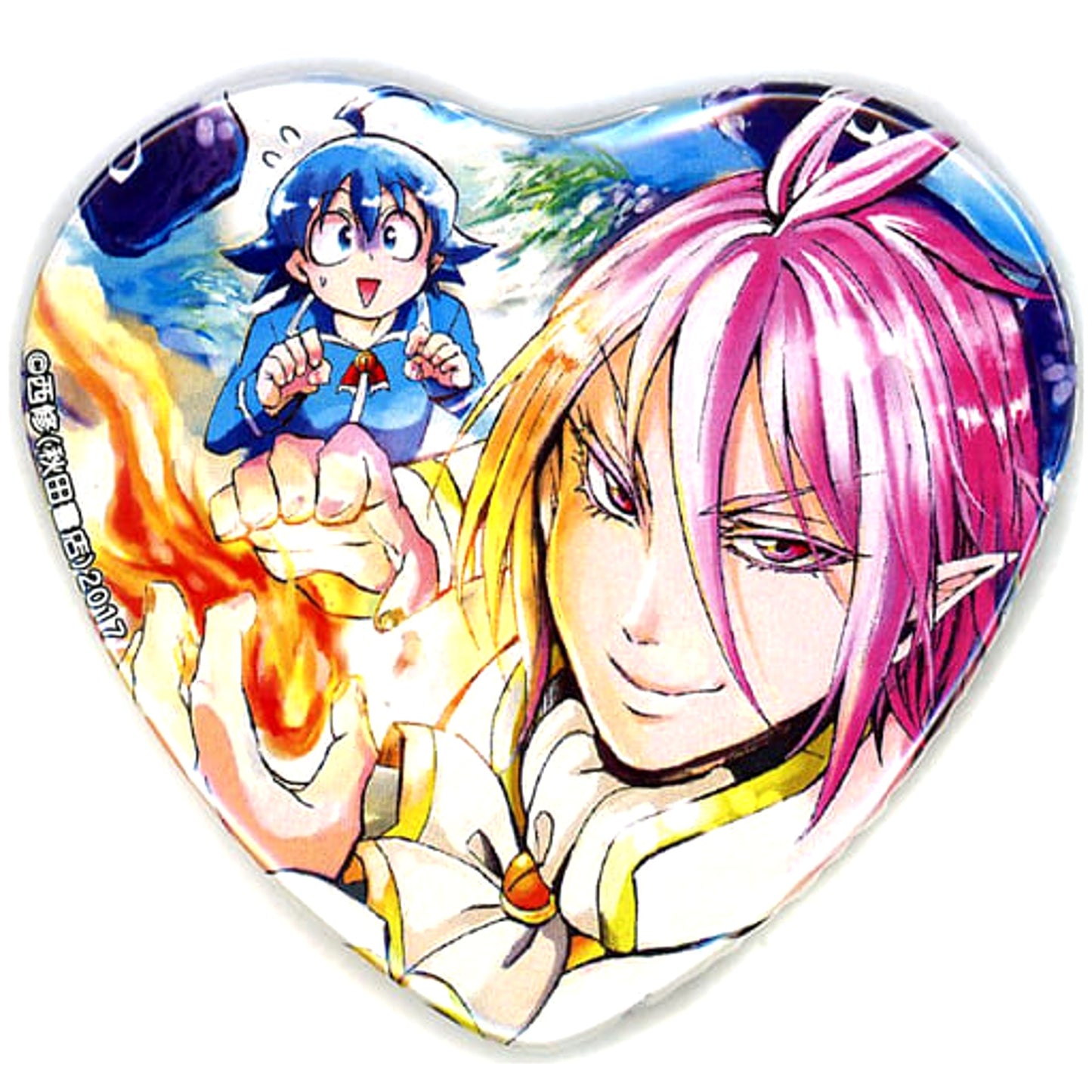 Welcome to Demon School! Iruma kun Alice Asmodeus & Others Comics Vol.2 Cover Trading Heart Button C97 Limited [USED]
