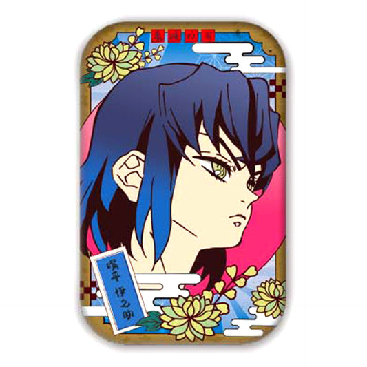 Inosuke Hashibira Real Face Demon Slayer: Kimetsu no Yaiba Marukaku Button 3 [USED]