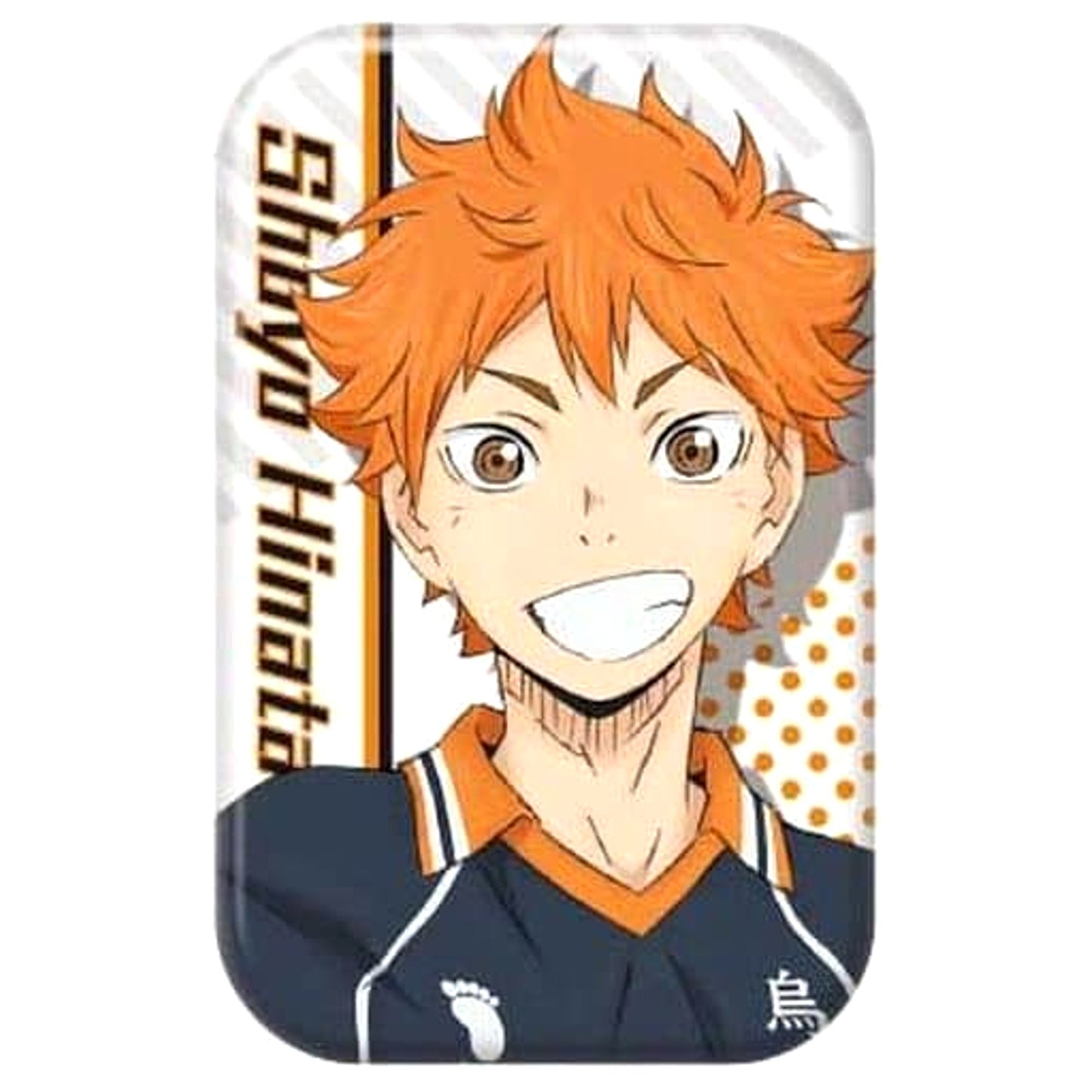 Shoyo Hinata Haikyu!! To The Top Round Squiare Button [USED]