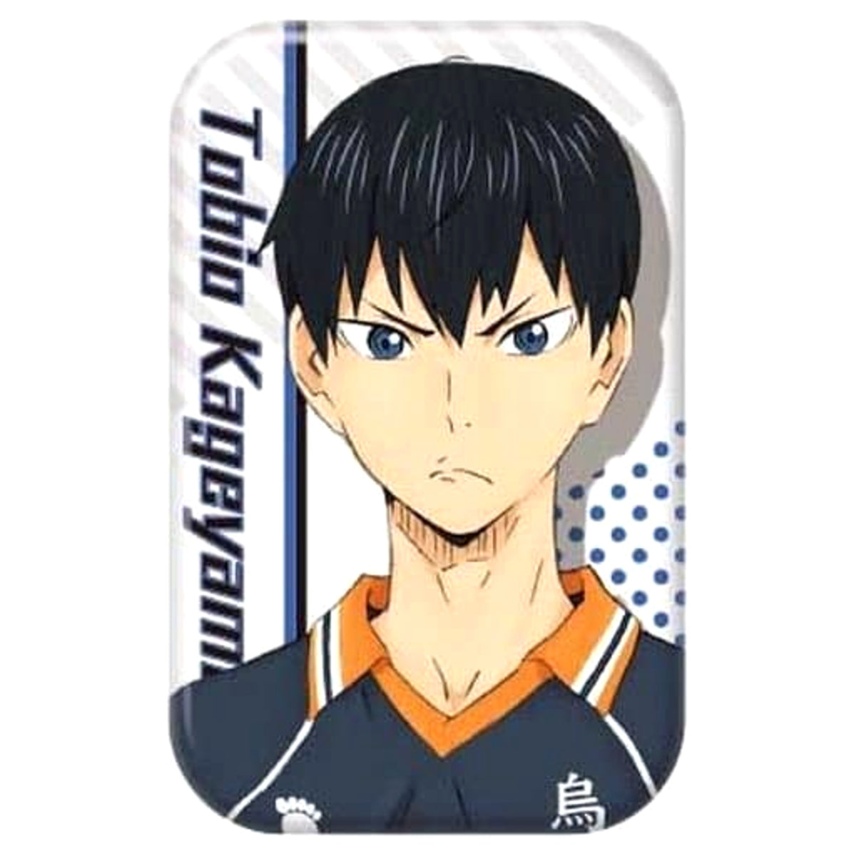 Haikyu!! To The Top Tobio Kageyama Round Squiare Can Badge Buttons [USED]
