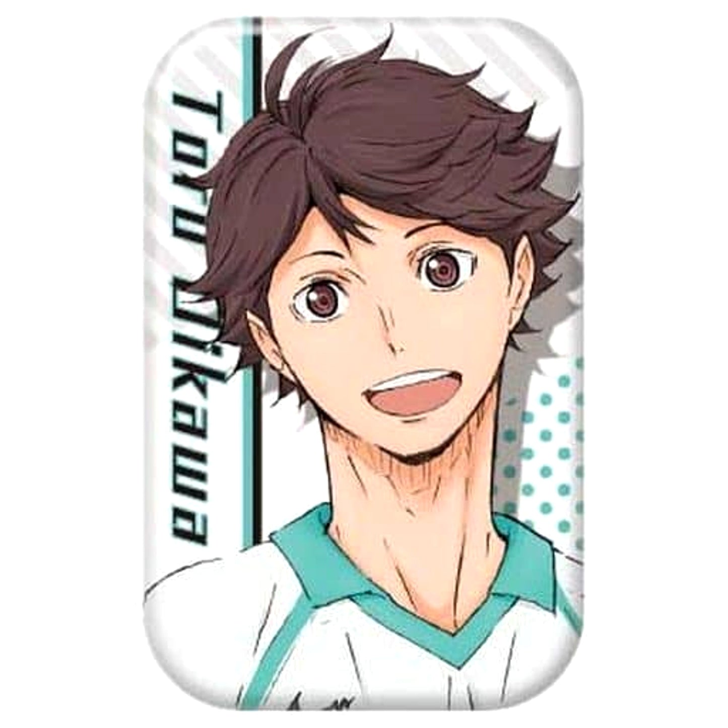 Toru Oikawa Haikyu!! To The Top Round Squiare Button [USED]
