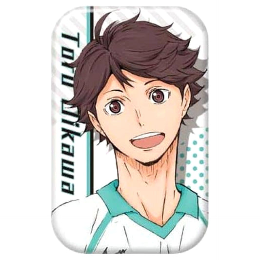 Toru Oikawa Haikyu!! To The Top Round Squiare Button [USED]