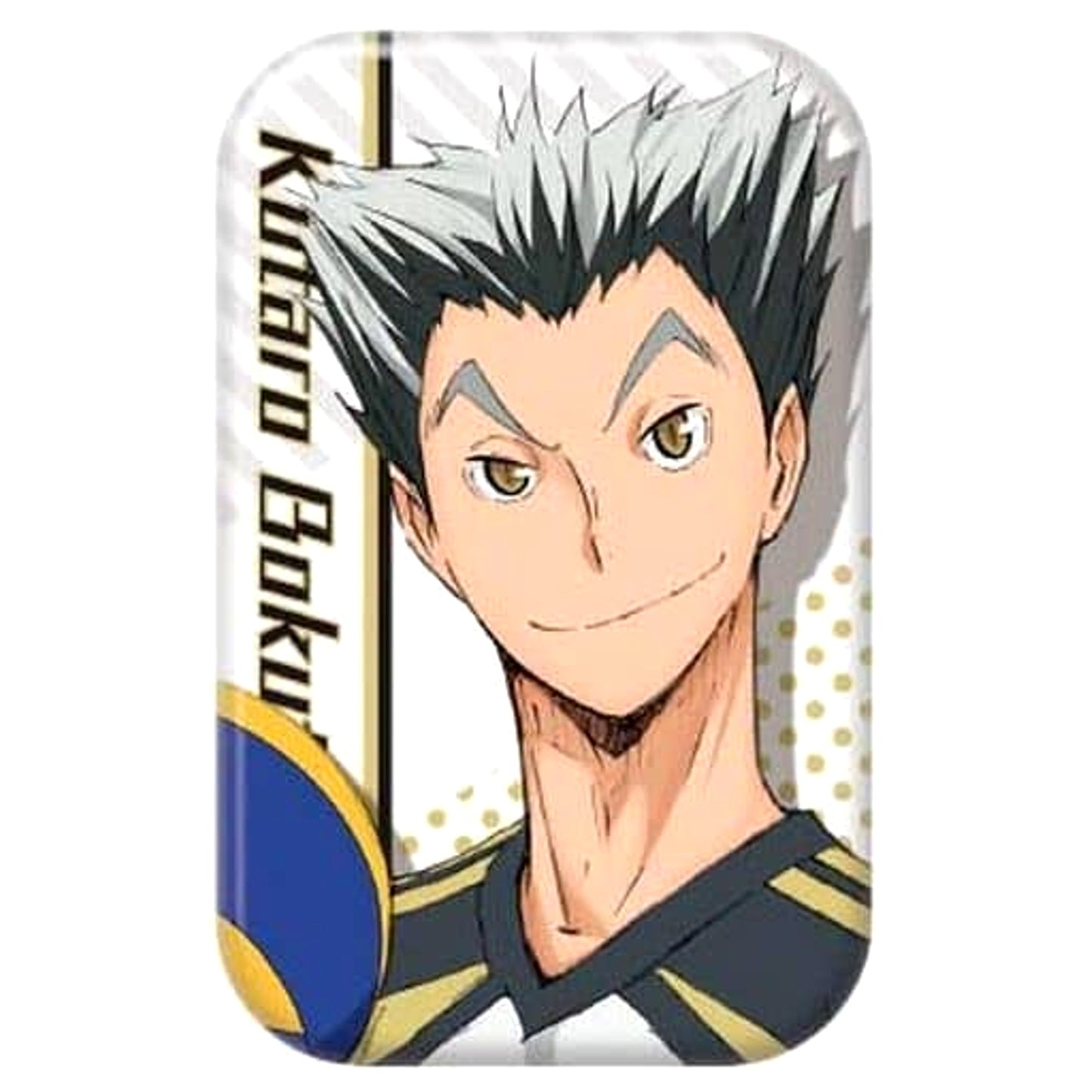 Kotaro Bokuto Haikyu!! To The Top Round Squiare Button [USED]