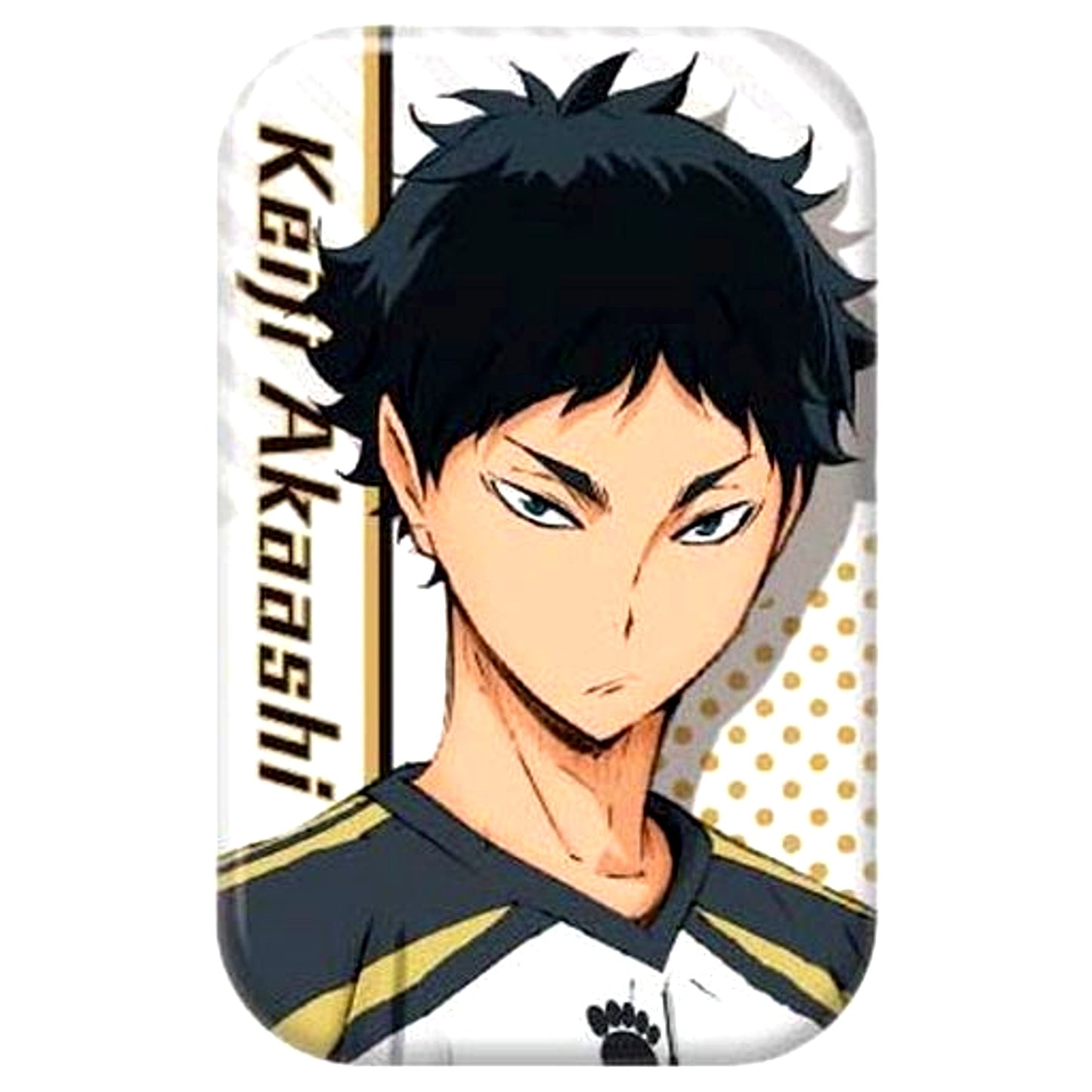 Keiji Akaashi Haikyu!! TO THE TOP Marukaku Button [USED]