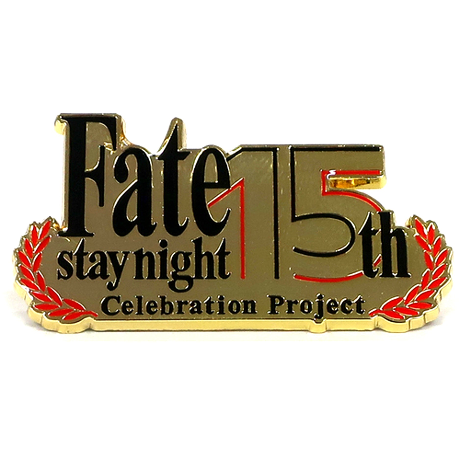 Fate Fate/stay night 15 Years of Traces 15th Anniversary Exhibition Commemorative Pin Badge TYPE-MOON Exhibition [USED]