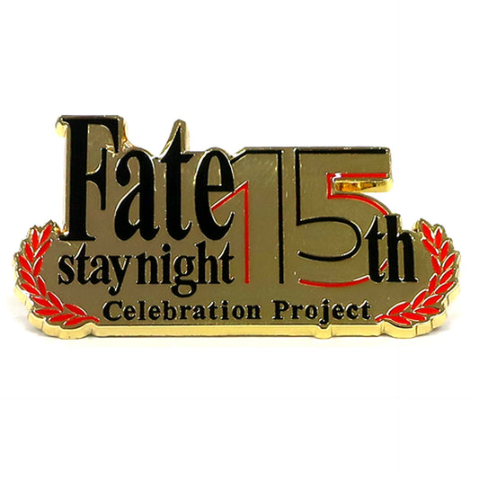 Fate Fate/stay night 15 Years of Traces 15th Anniversary Exhibition Commemorative Pin Badge TYPE-MOON Exhibition [USED]