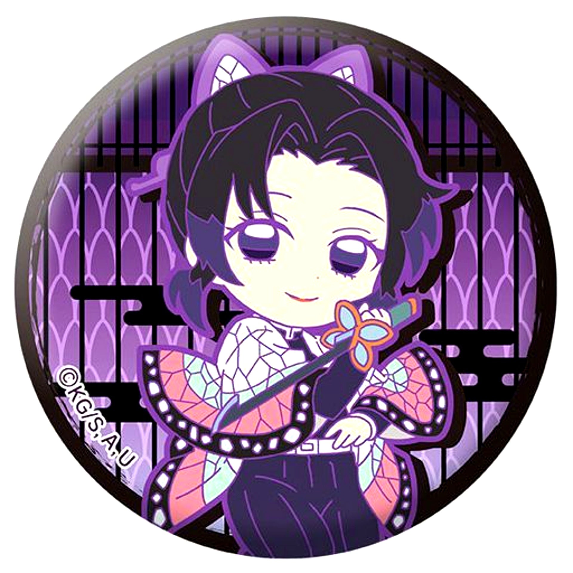 B. Shinobu Kocho Demon Slayer: Kimetsu no Yaiba Cloth Button Collection Vol.2 [USED]