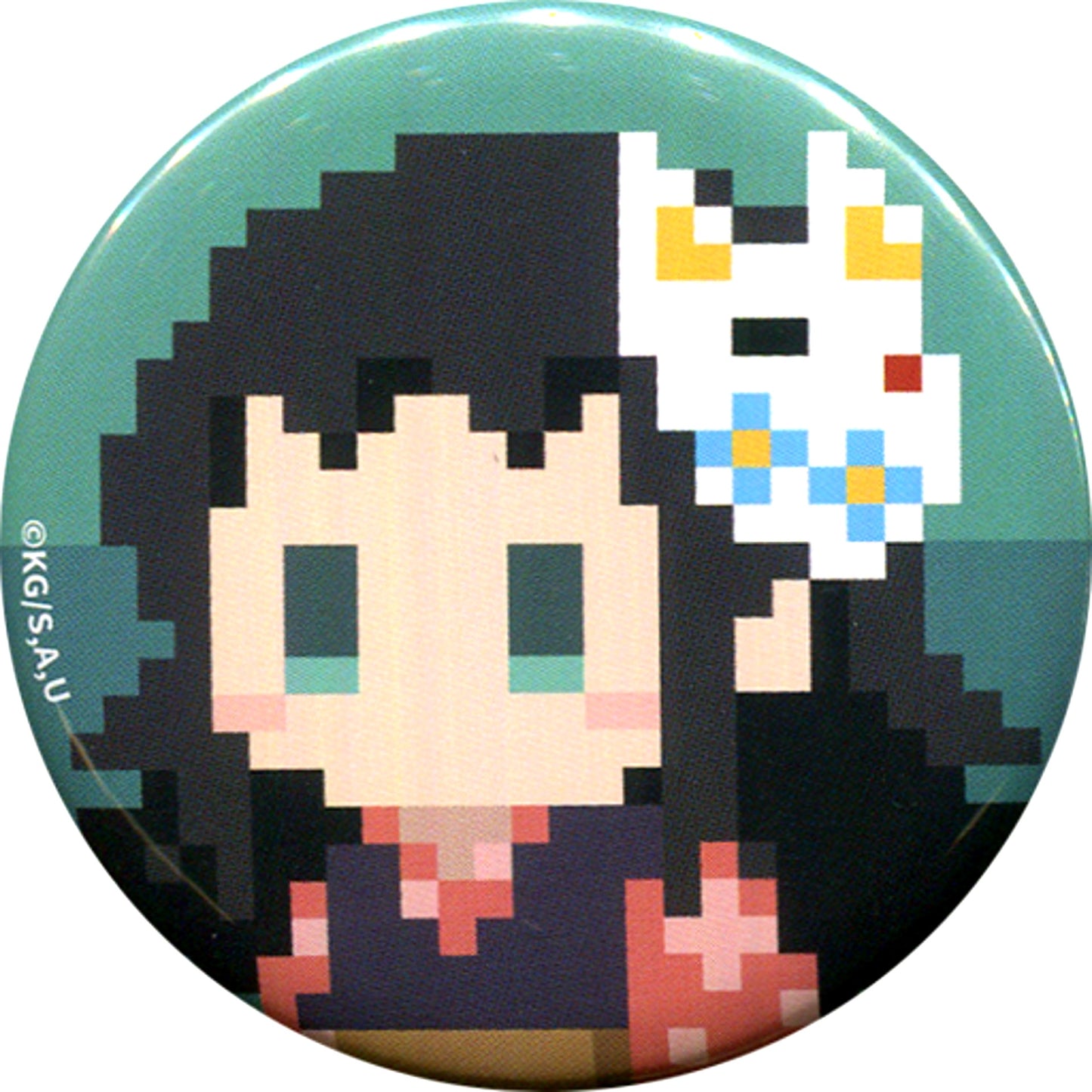 Makomo Demon Slayer Dot Series Trading Button Vol.1 Jump Festa 2020 Goods [USED]