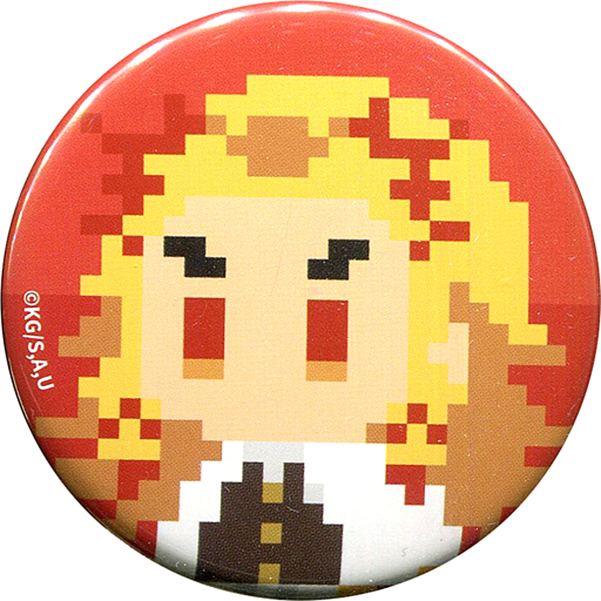 Kyojuro Rengoku Demon Slayer Dot Series Trading Button Vol.2 Jump Festa 2020 Goods [USED]